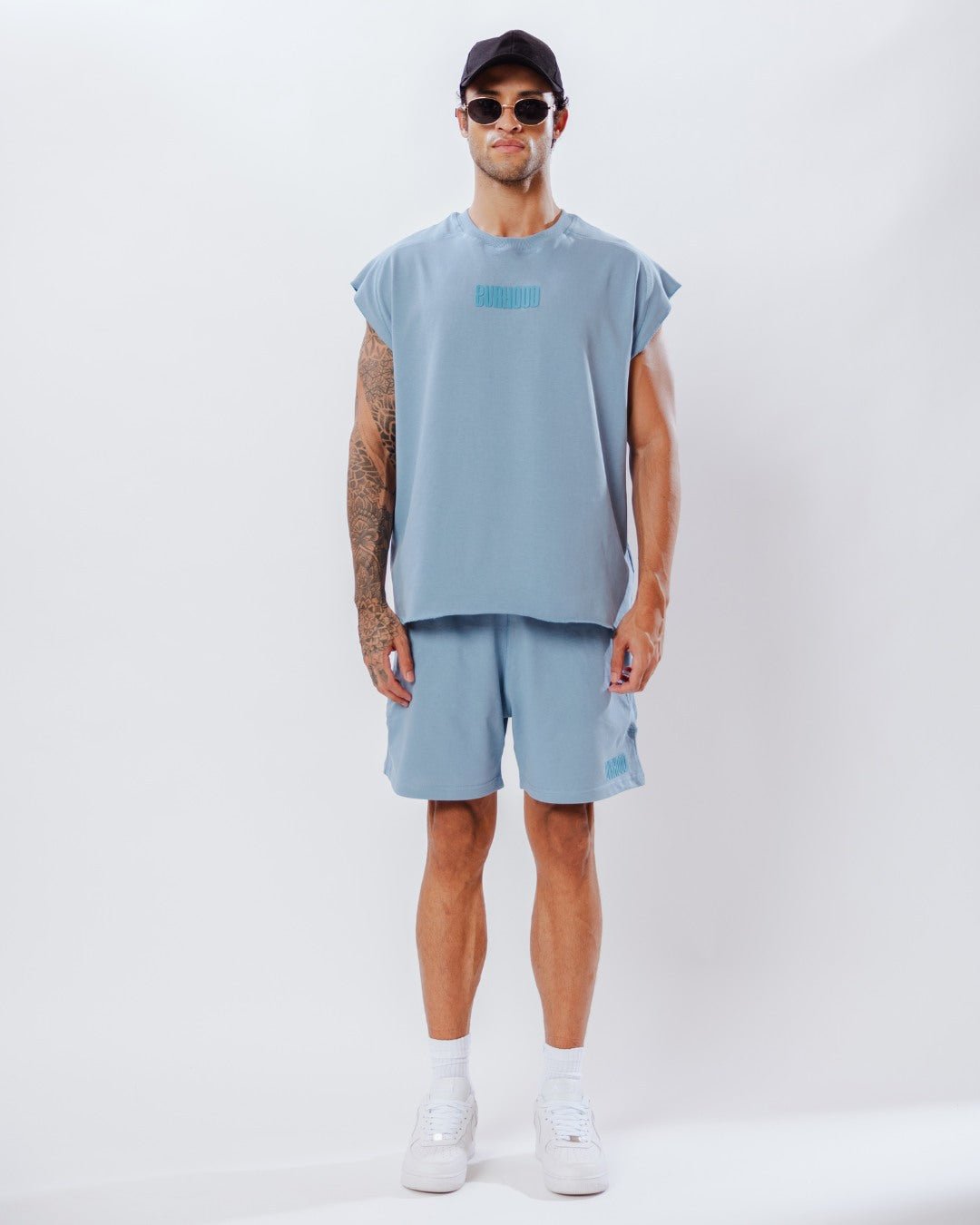 Blue Shorts by Evrhood