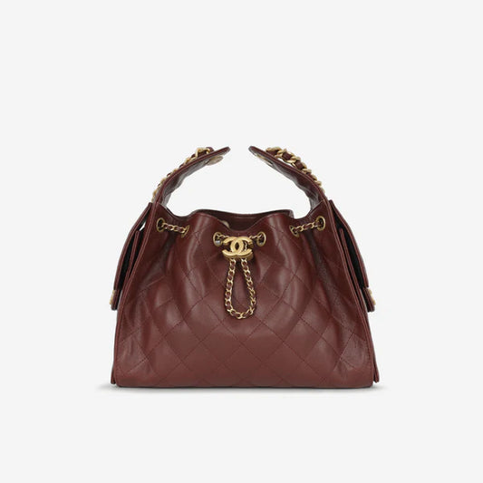 Chanel Small 25 Hobo – Bordeaux Caviar | Antique Gold Hardware - Zeuskicks