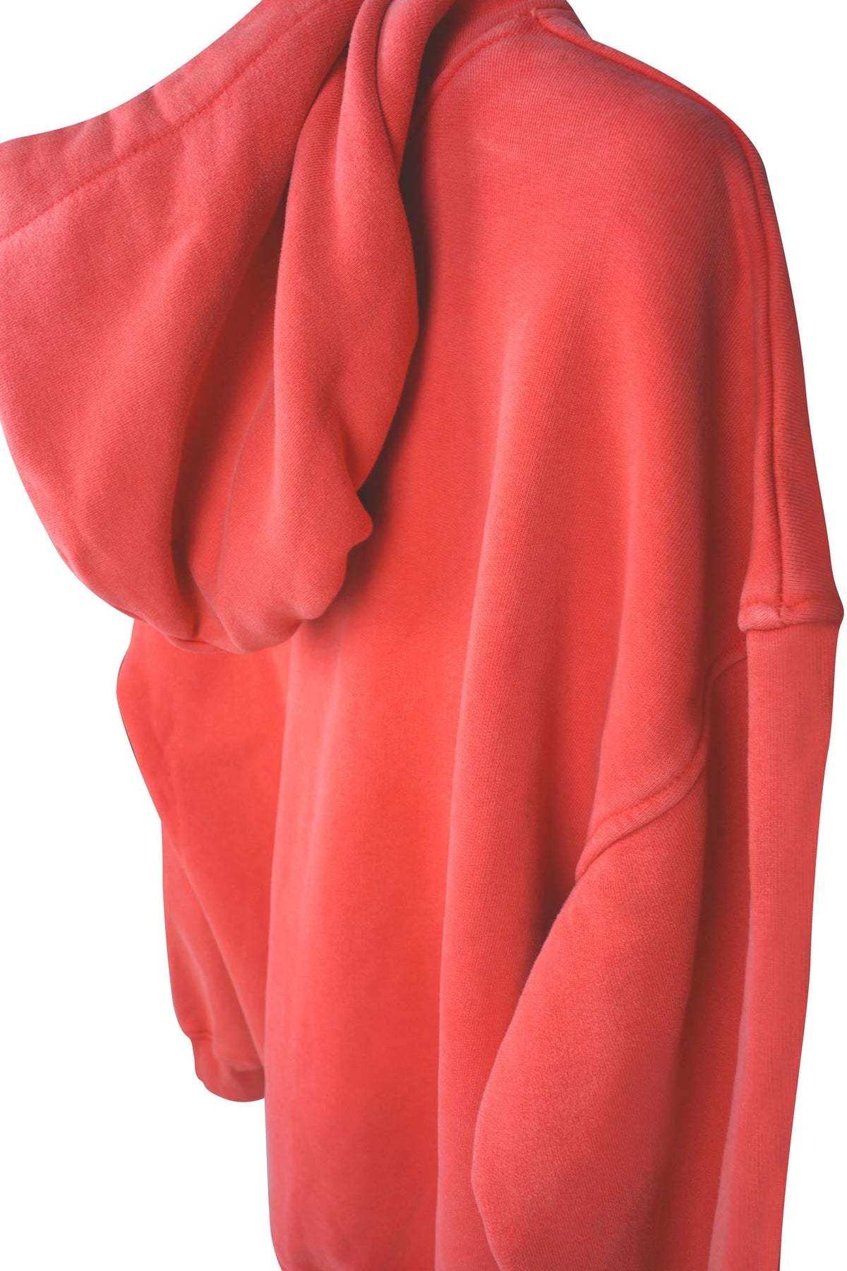 OVERDYED HEAVY WEIGHT HOODIE (BRIGHT SCARLET) by GREY AREA