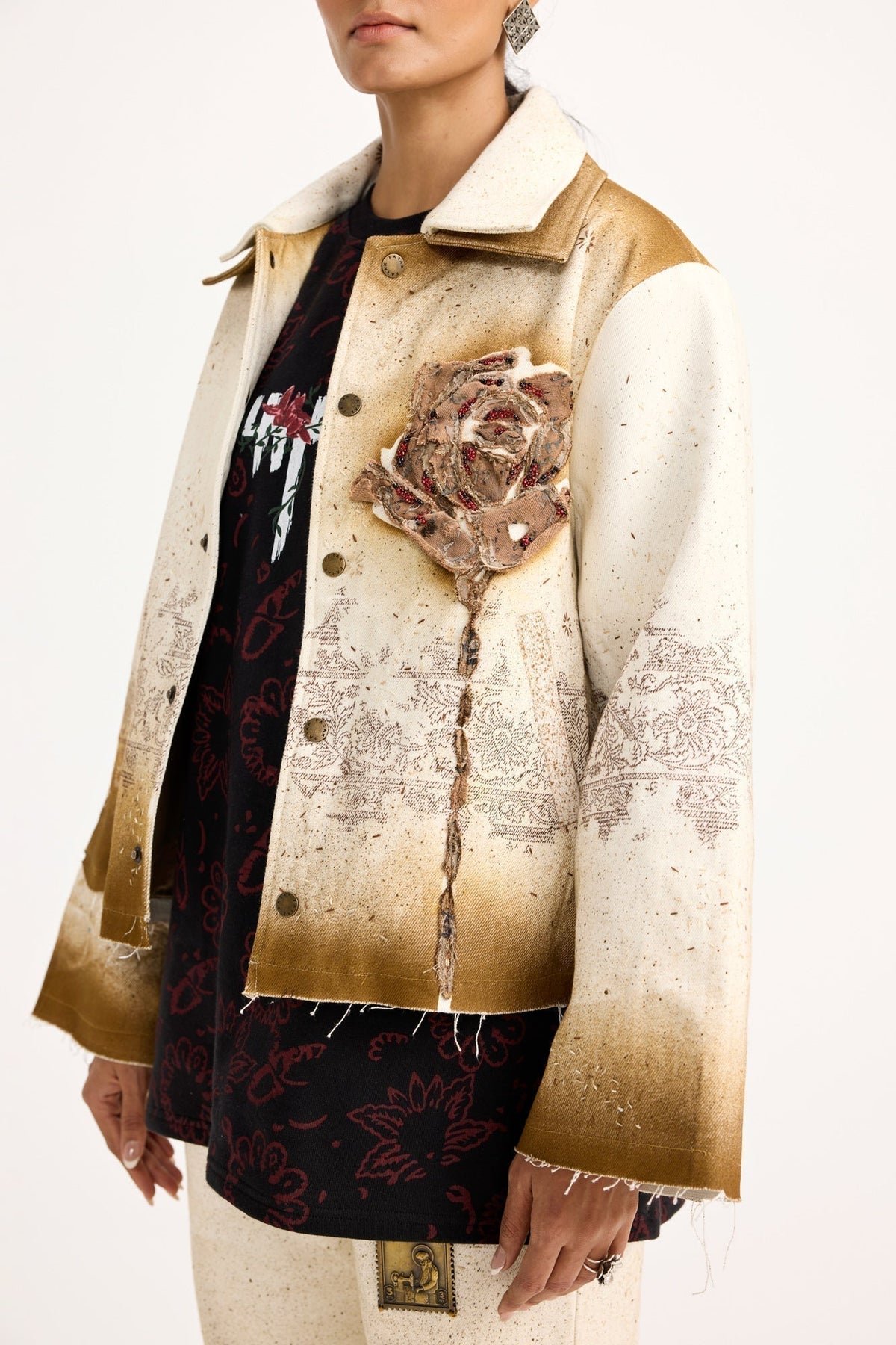 Burning Flower Handmade - Jacket by FARAK