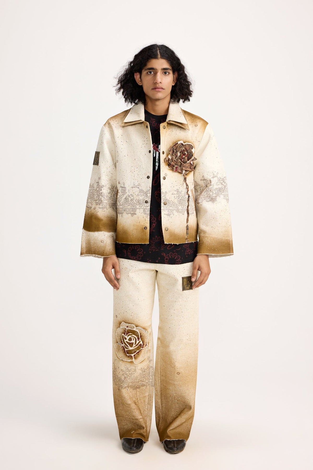 Burning Flower Handmade - Jacket by FARAK