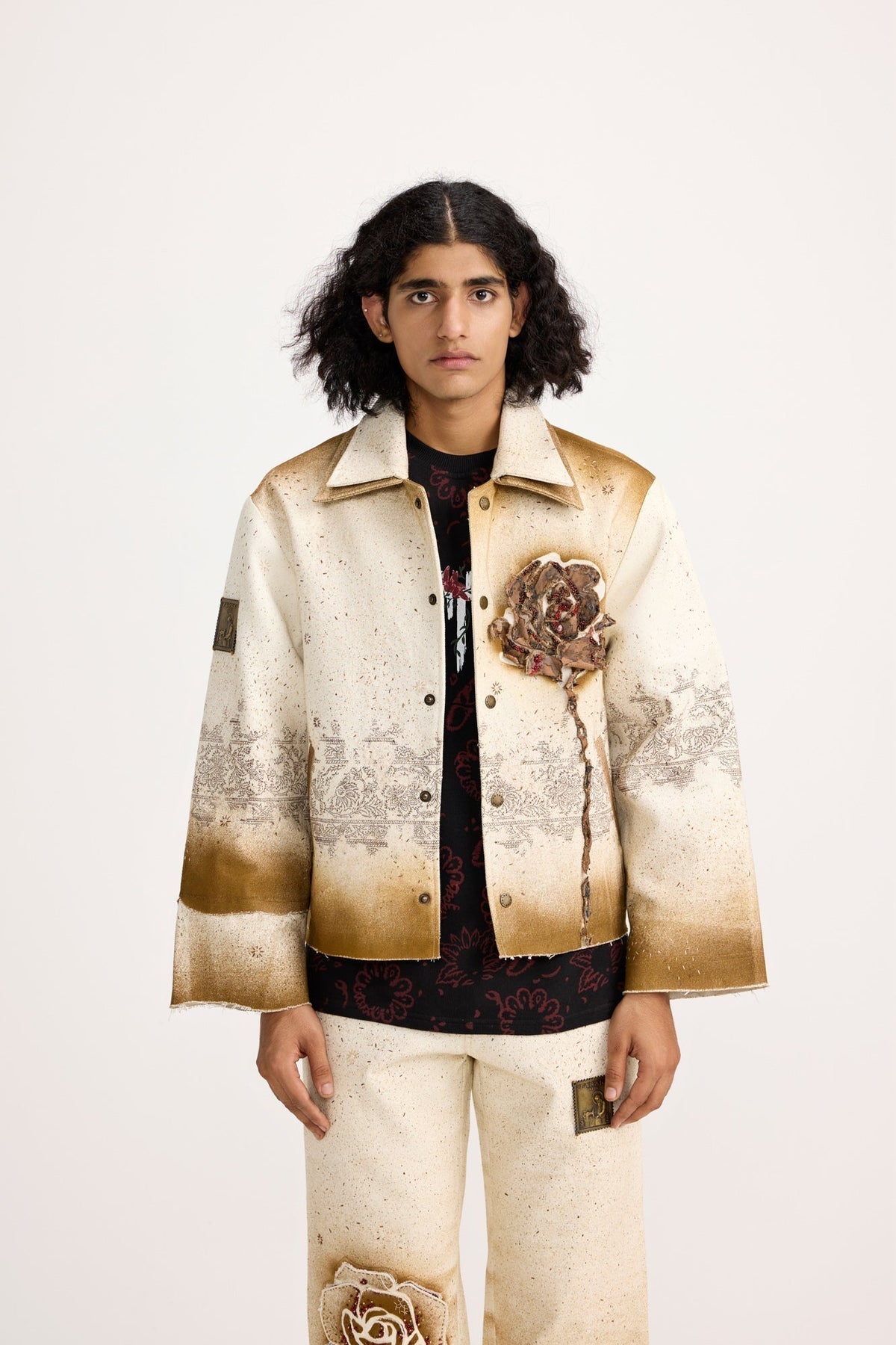 Burning Flower Handmade - Jacket by FARAK