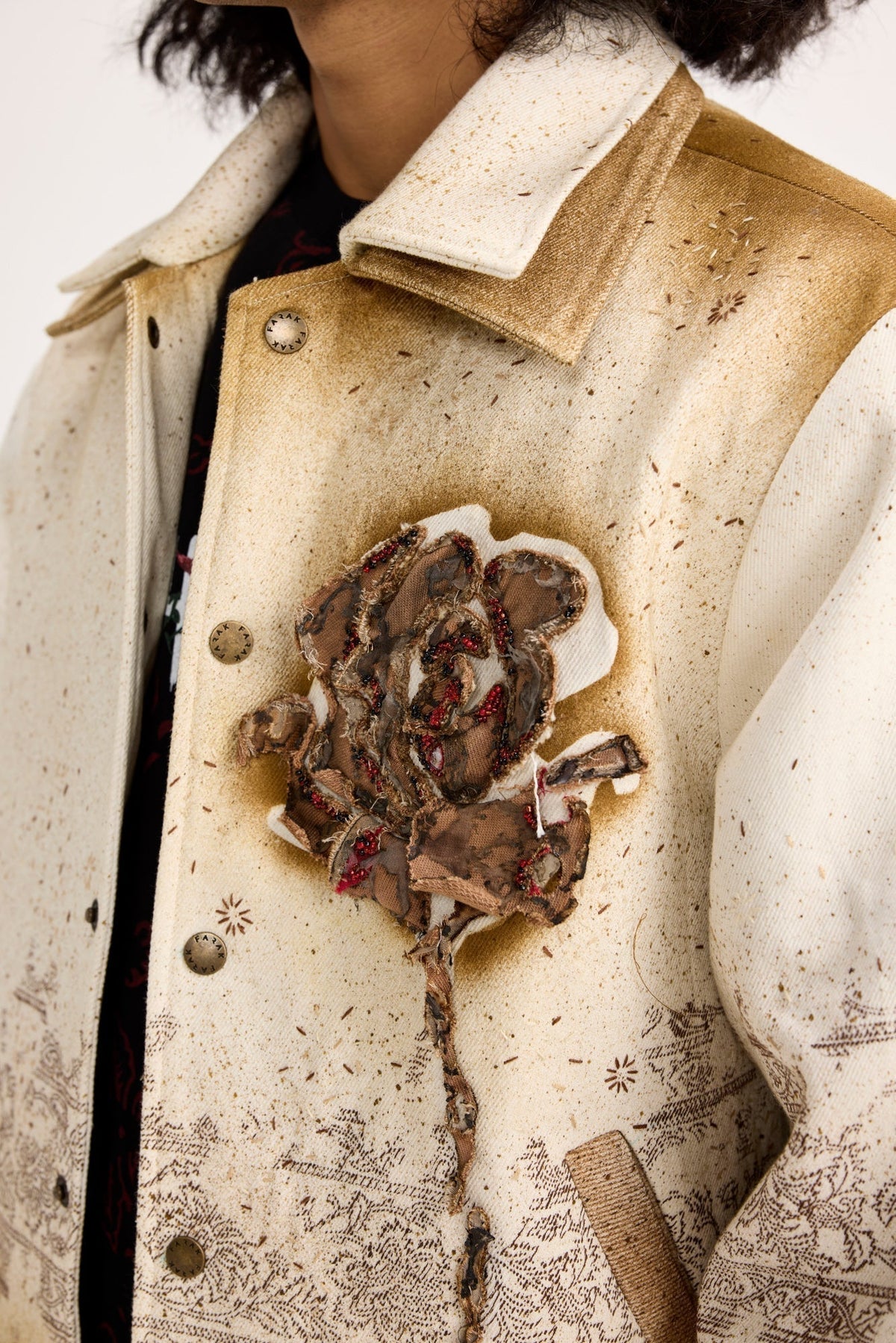Burning Flower Handmade - Jacket by FARAK
