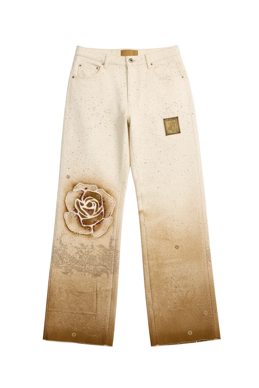 Burning Flower Handmade - Pants by FARAK