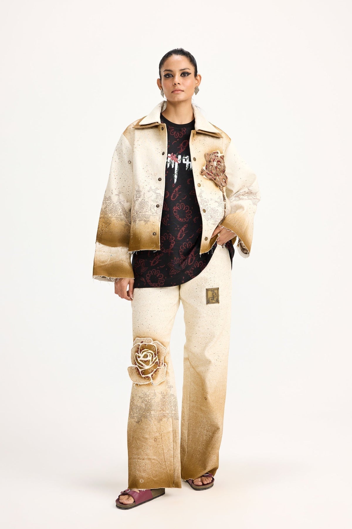 Burning Flower Handmade - Jacket by FARAK