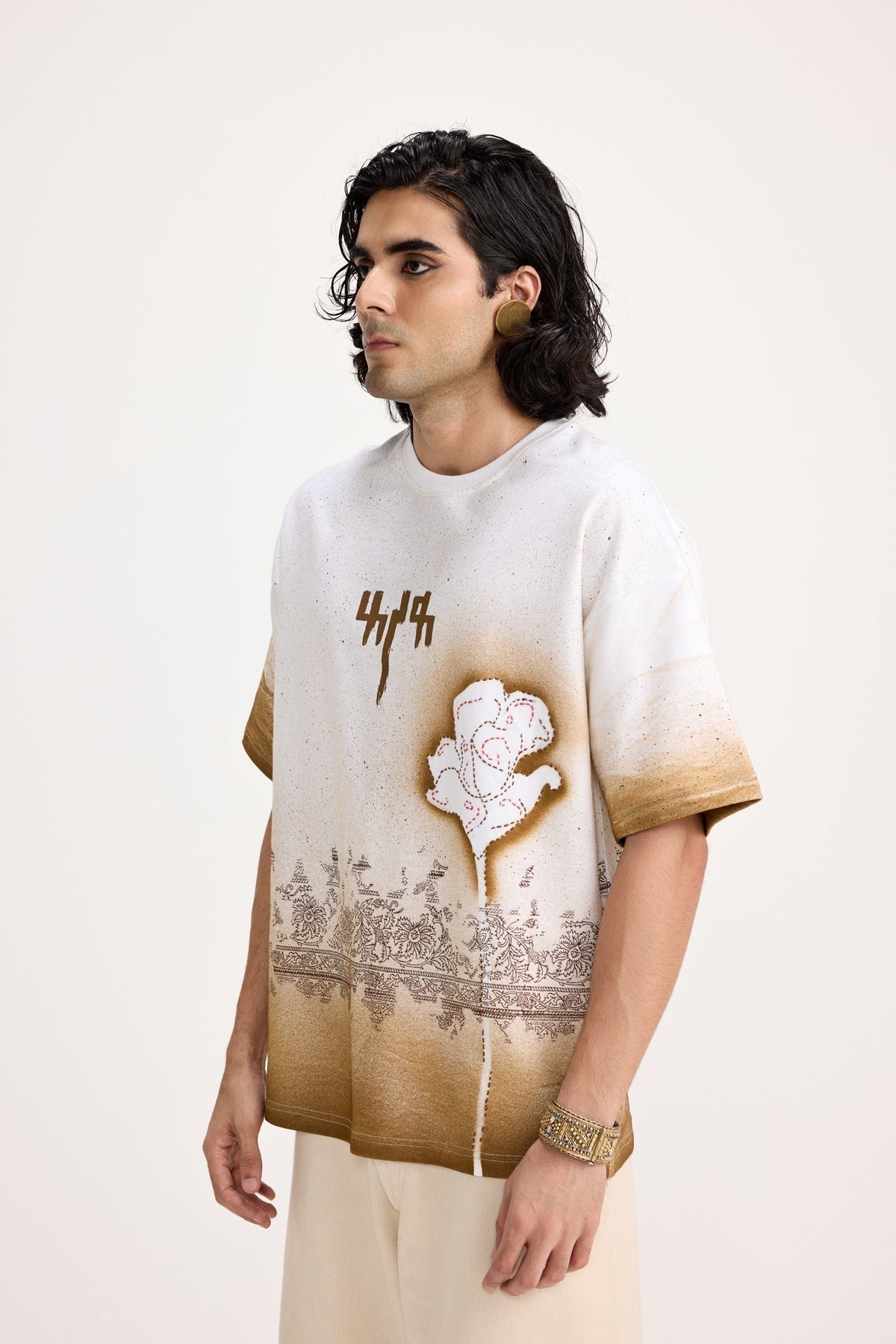Burning Flower Handmade - Tshirt by FARAK