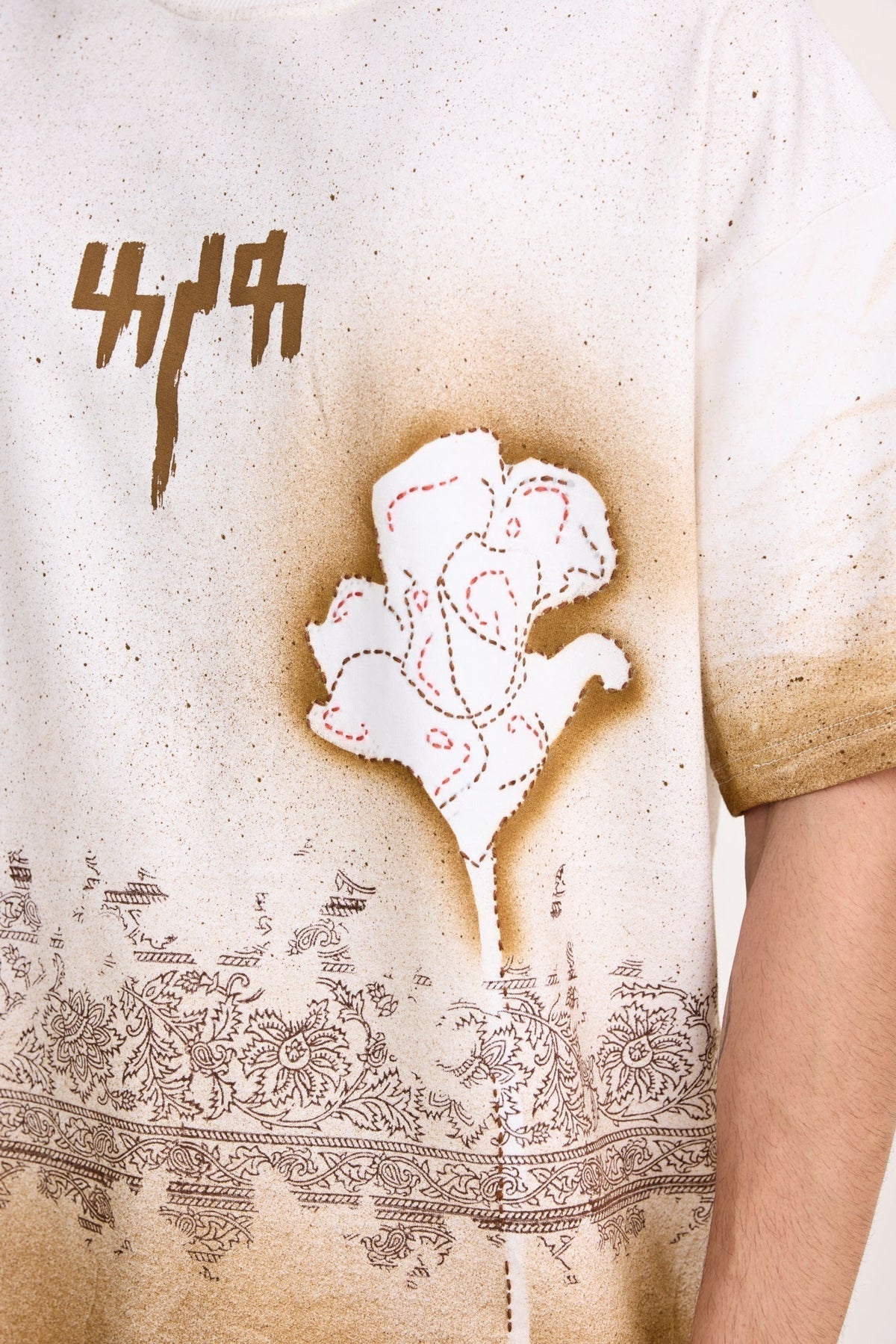 Burning Flower Handmade - Tshirt by FARAK