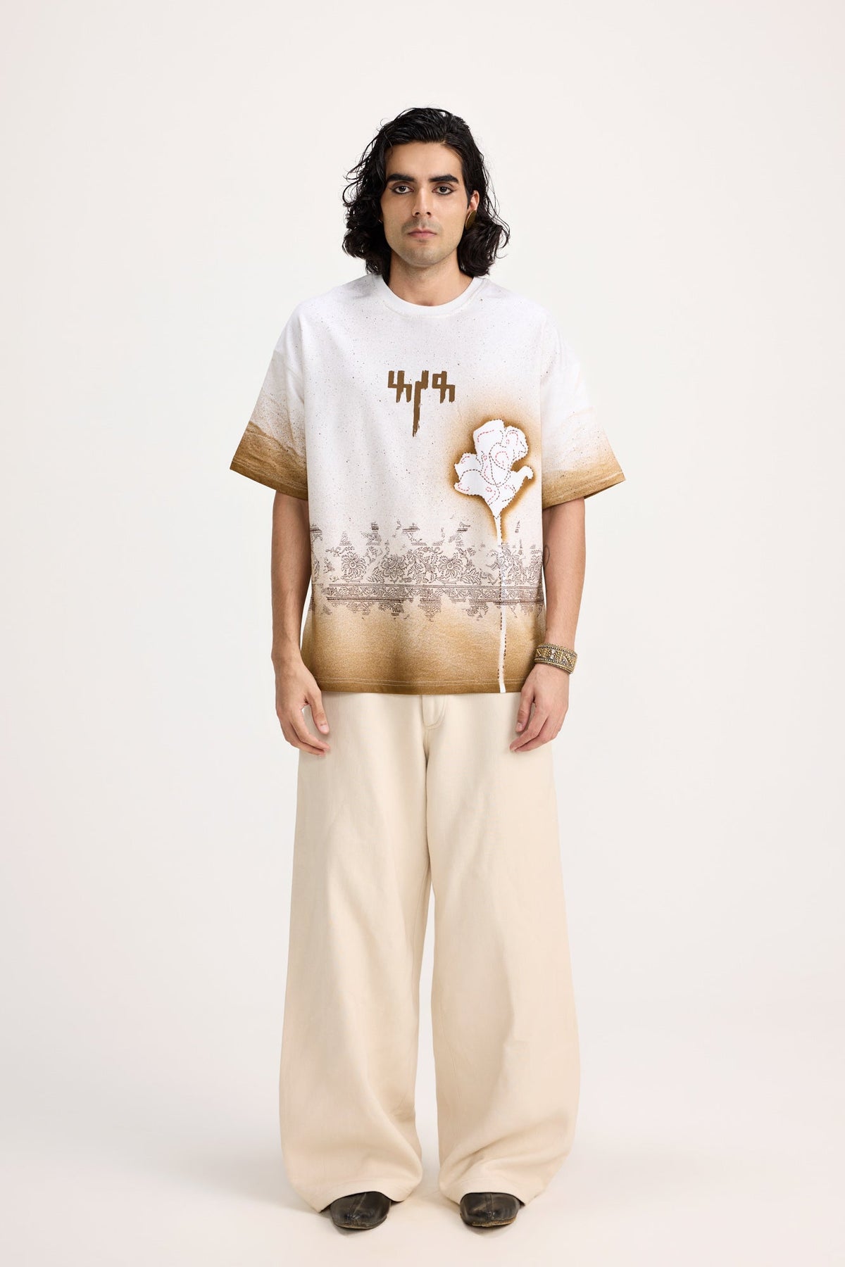 Burning Flower Handmade - Tshirt by FARAK