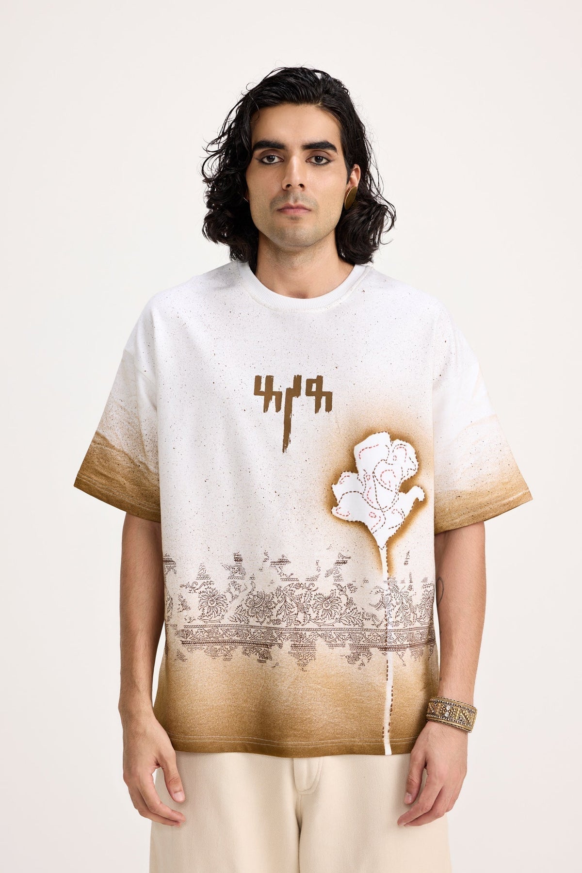 Burning Flower Handmade - Tshirt by FARAK