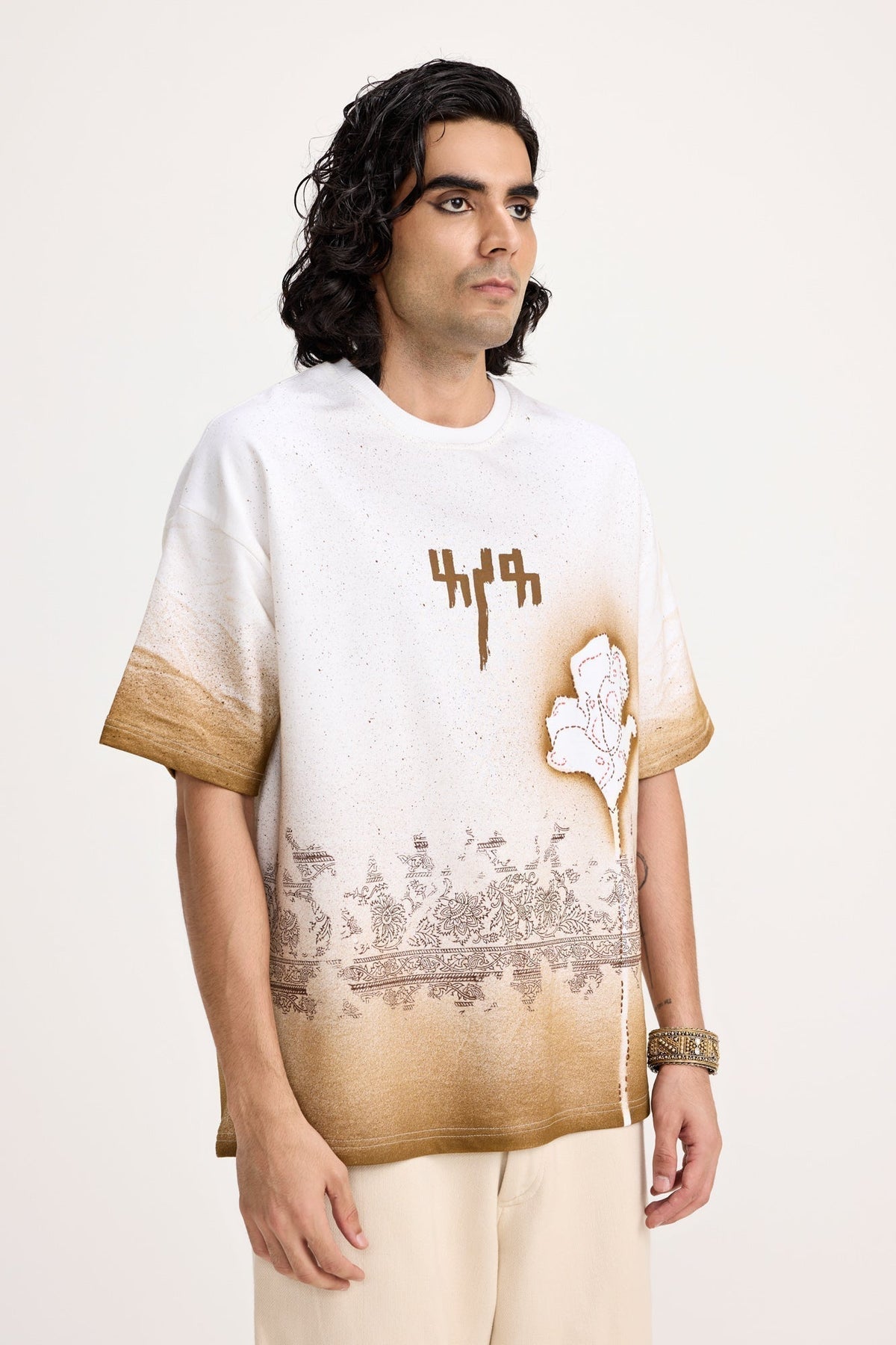 Burning Flower Handmade - Tshirt by FARAK