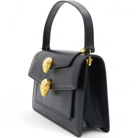 Bvlgari x Alexander Wang Serpenti Tote & Shoulder Bag – Black