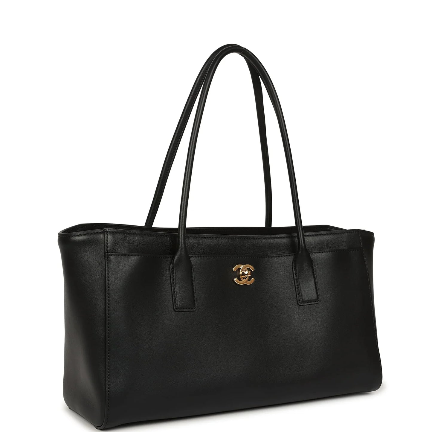 CHANEL Cerf Tote – 26S Black Calfskin Gold Hardware (Boutique Fresh) - Zeuskicks