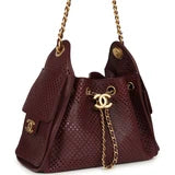 Chanel Mini 25 Hobo Bag – Dark Burgundy