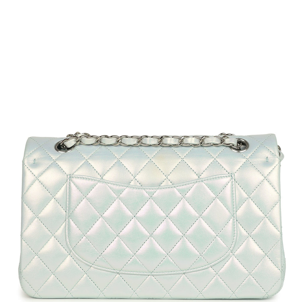 Chanel Medium Classic Double Flap Bag – Light Blue Iridescent Calfskin