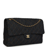 Chanel XXL Classic Single Travel Flap Bag – Dark Blue Denim