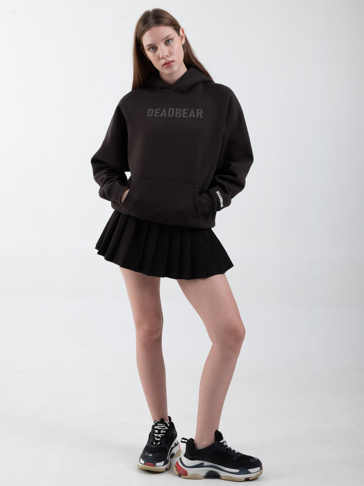Basic Slate Grey Hoodie by DEADBEAR