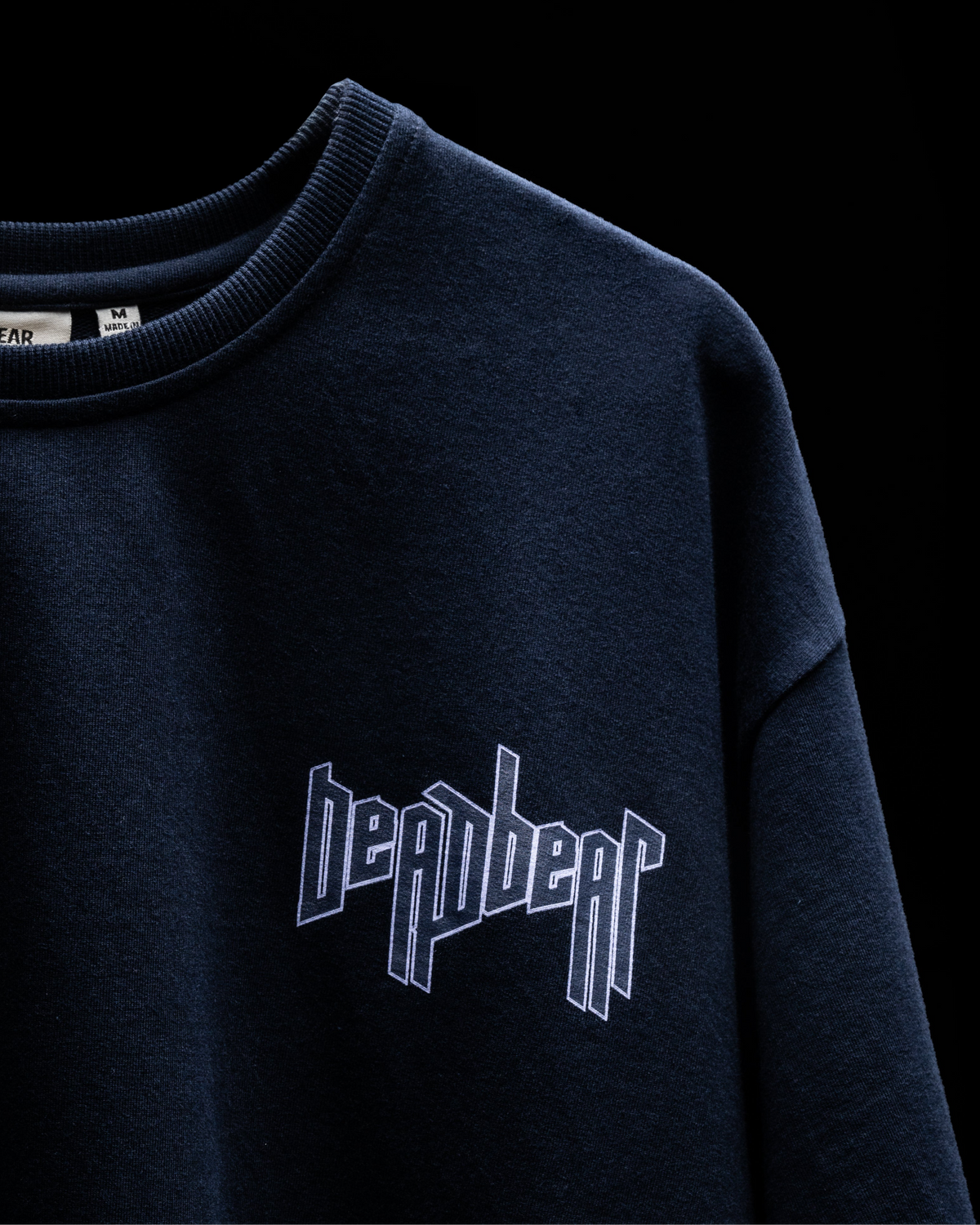 Messenger Tee Navy by DEADBEAR