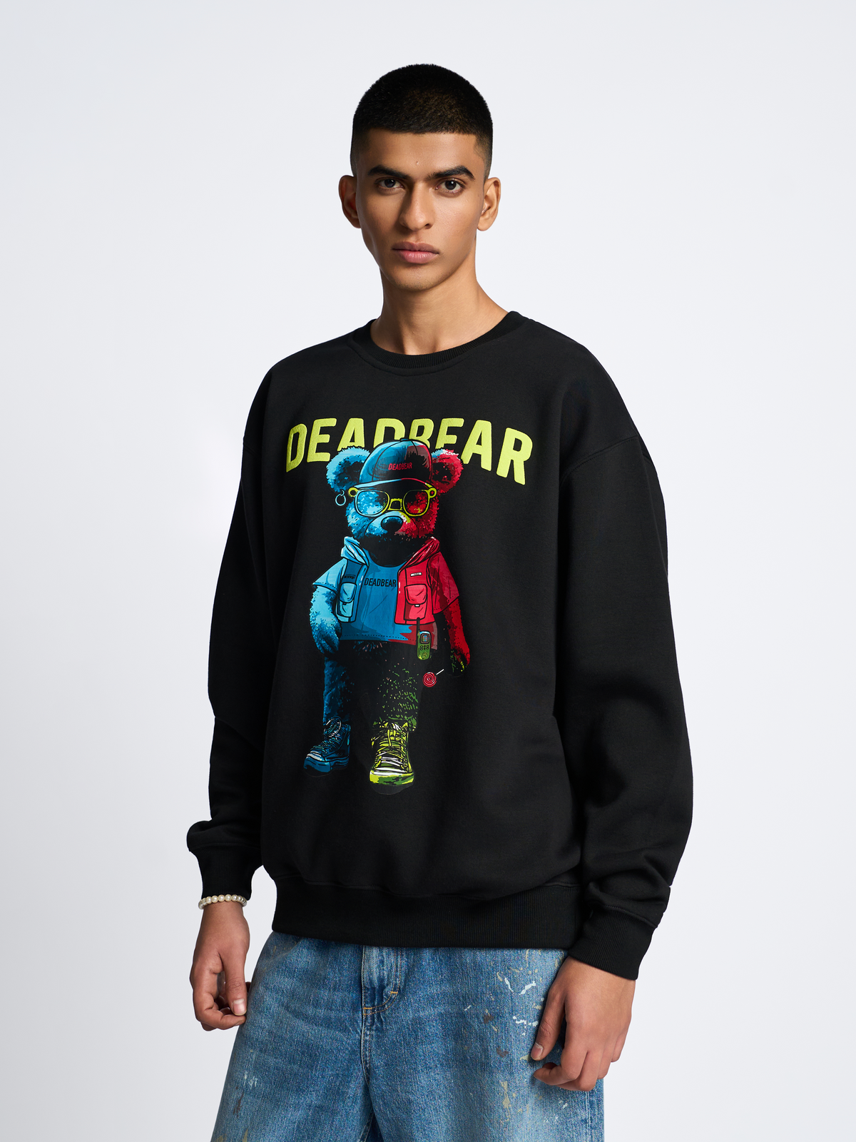 Ted Sweatshirt Black by DEADBEAR