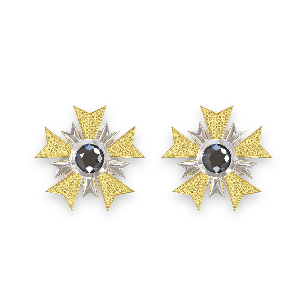 THE RICHES EAR STUDS by The Noble Sculptor