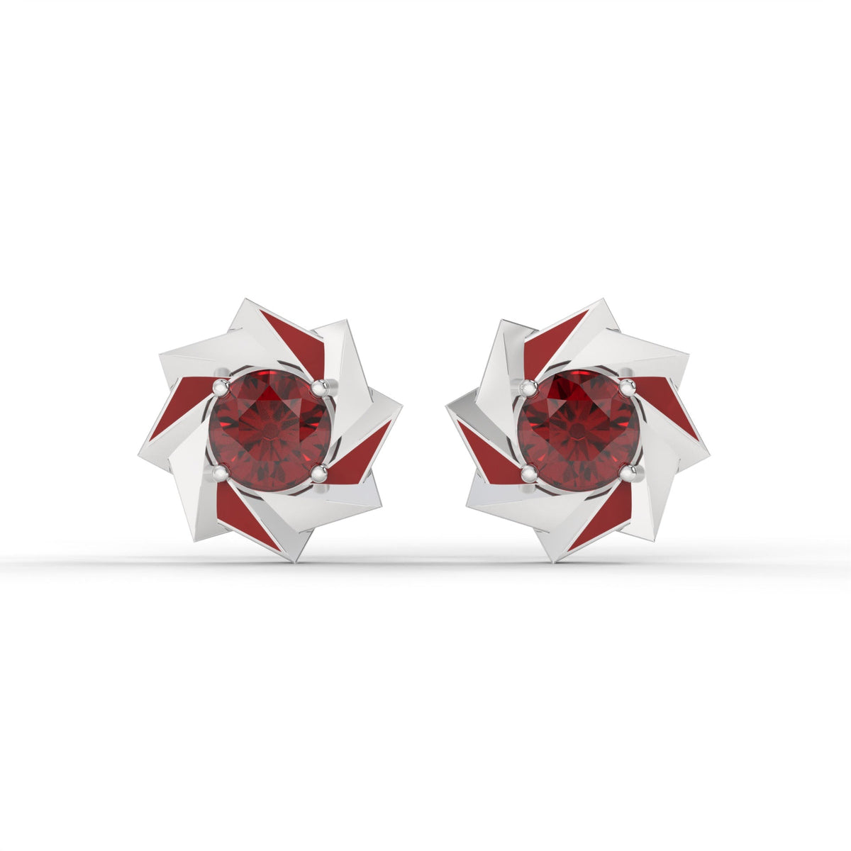 NOVA STUDS (Red) by The Noble Sculptor