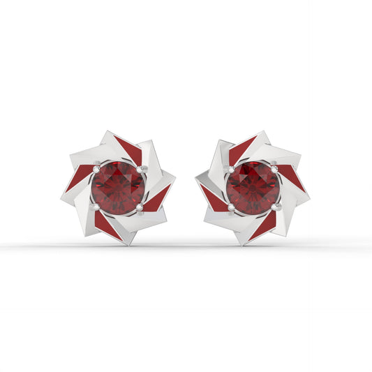 NOVA STUDS (Red) by The Noble Sculptor