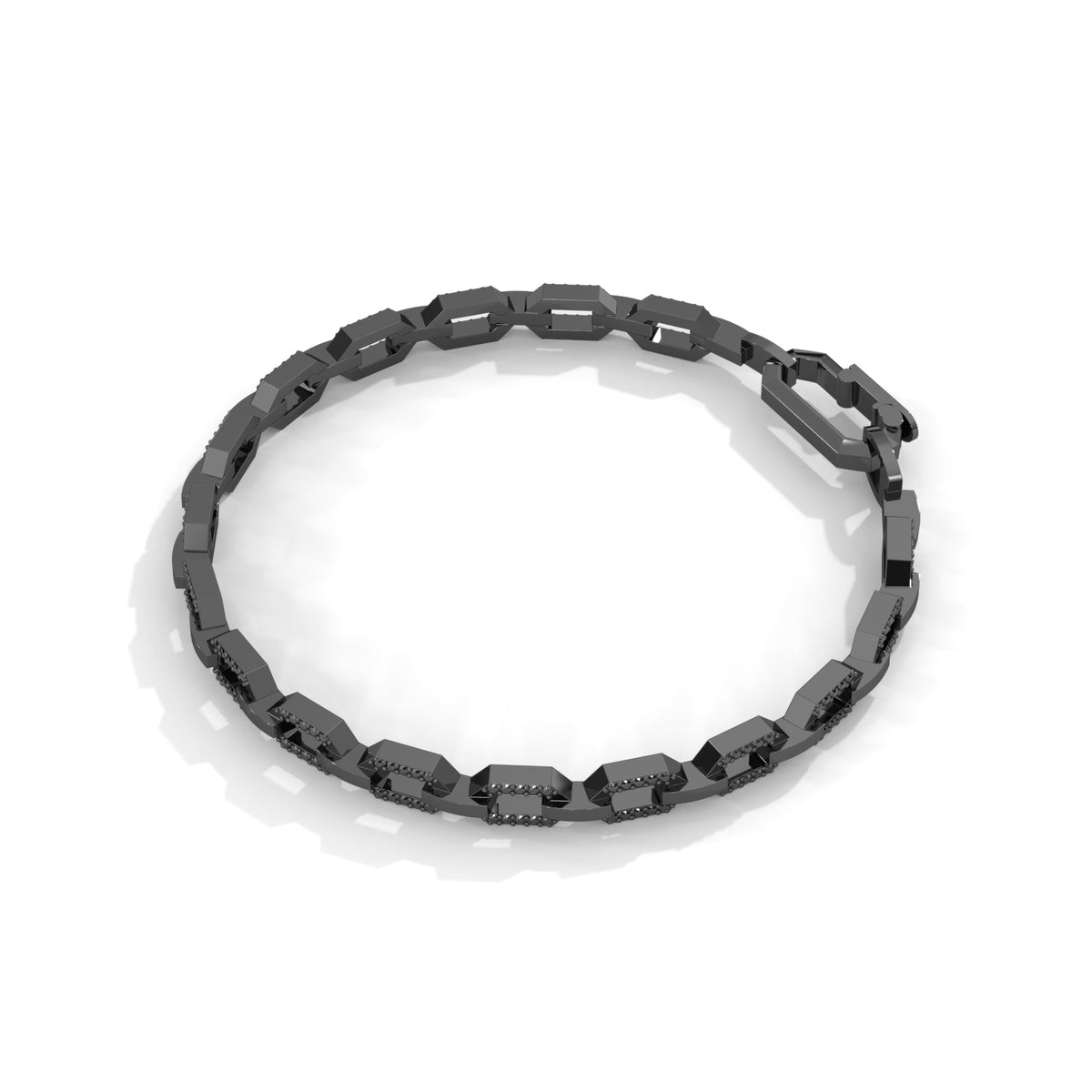 MICRO HEXA LINK (Black) by The Noble Sculptor