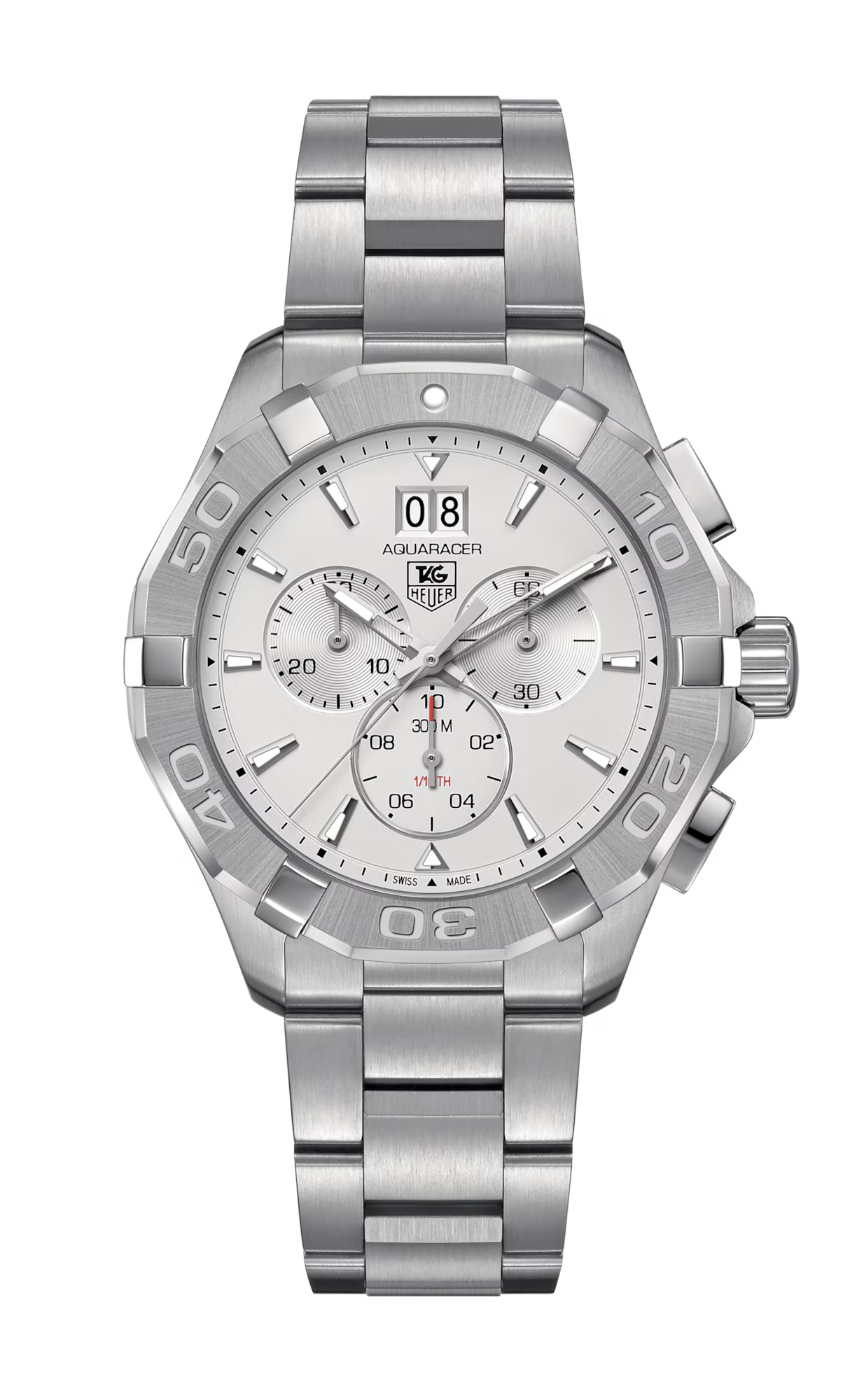 Tag Heuer Aquaracer Chronograph Silver Dial