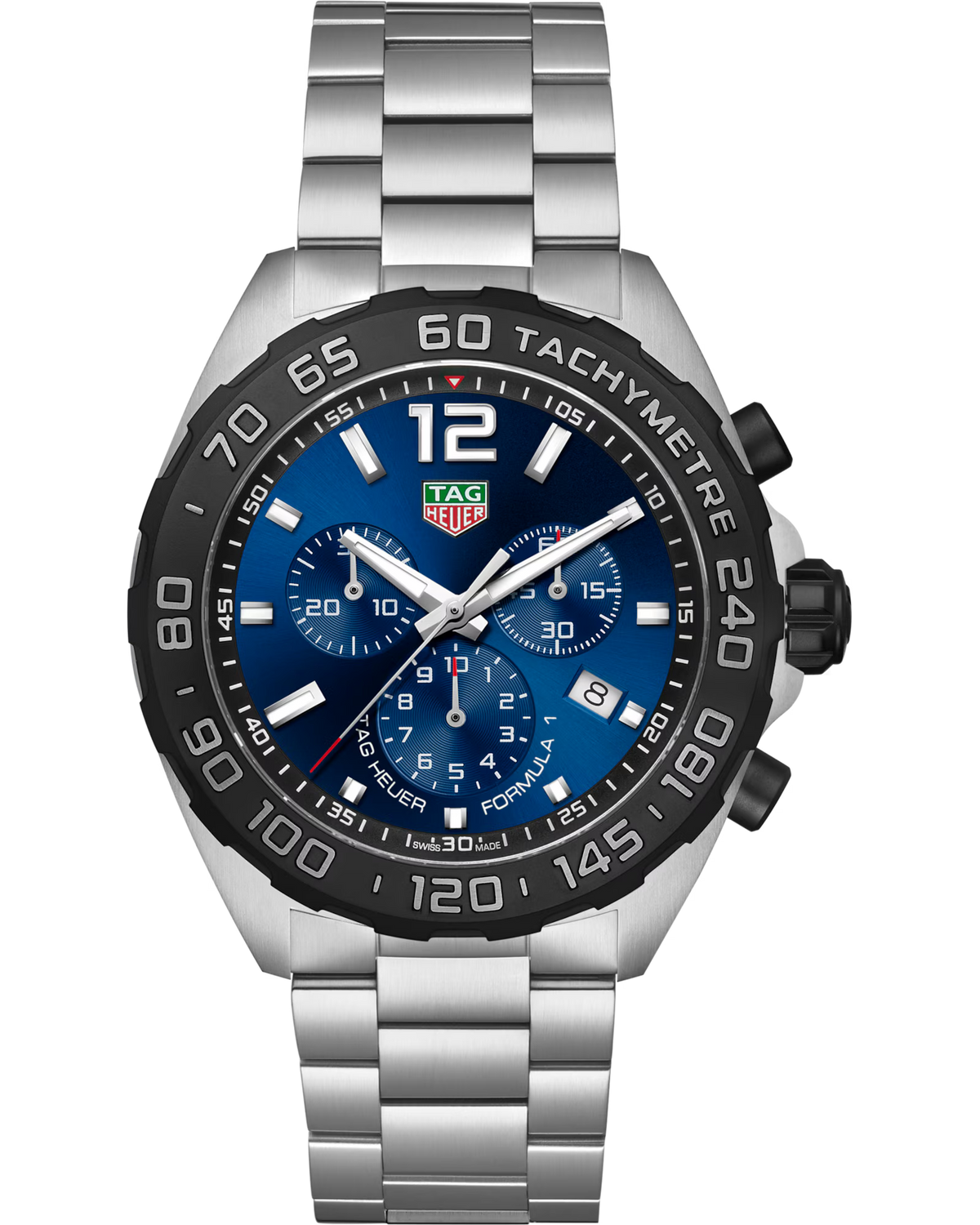 TAG Heuer Formula 1 Chronograph 43mm Blue Steel - front view