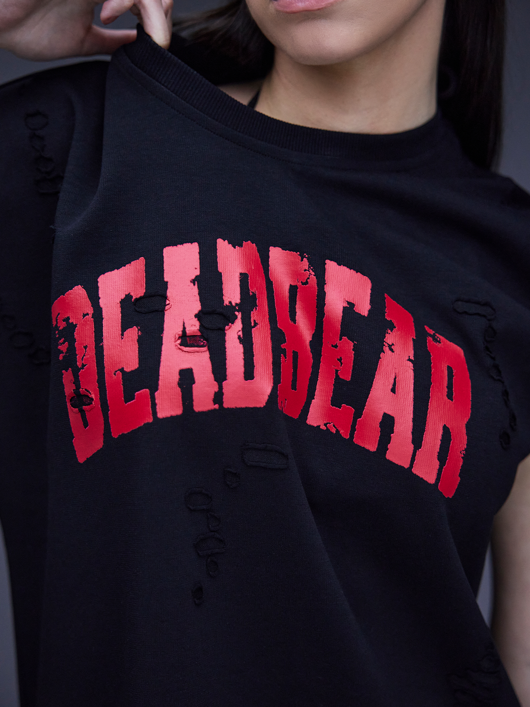 Distressed Black Tank by DEADBEAR