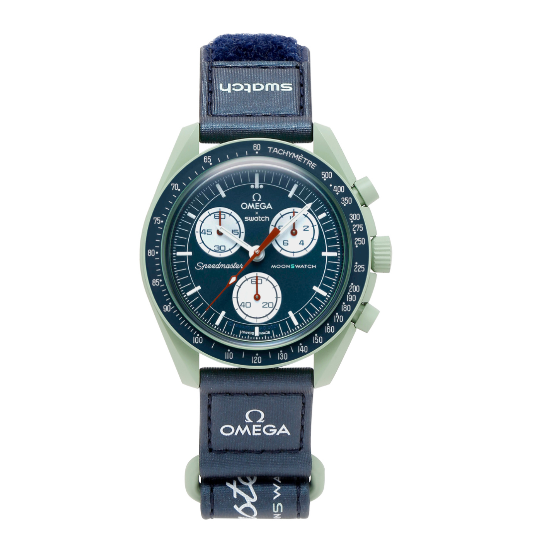 Swatch x Omega Bioceramic Moonswatch Mission to Earth by Omega