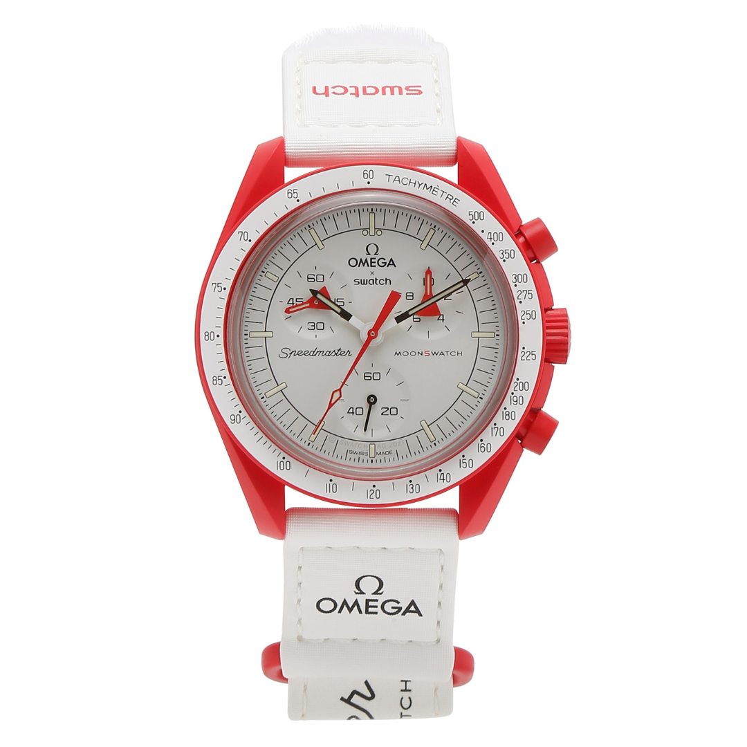 Swatch x Omega Bioceramic Moonswatch Mission to Mars by Omega