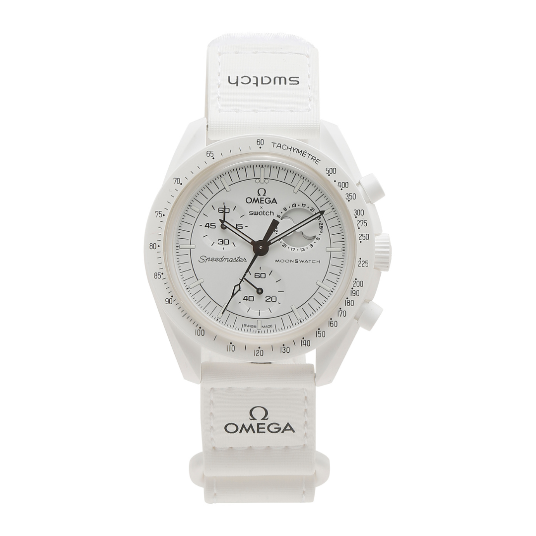 Swatch x Omega Bioceramic Moonswatch Mission To Moonphase Snoopy by Omega