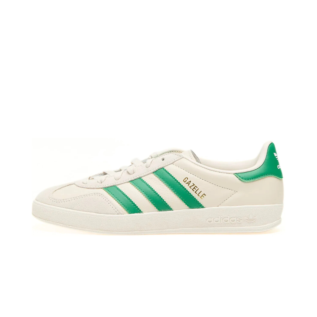 adidas Gazelle Indoor Chalk White Green by ADIDAS