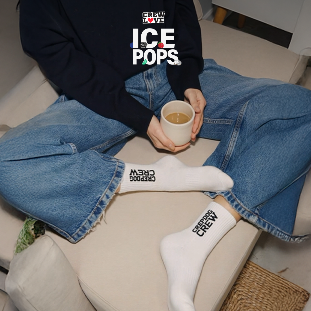Cookies ‘N Cream Cheesecake Socks- CDC Ice Pops by CDC CLOTHING