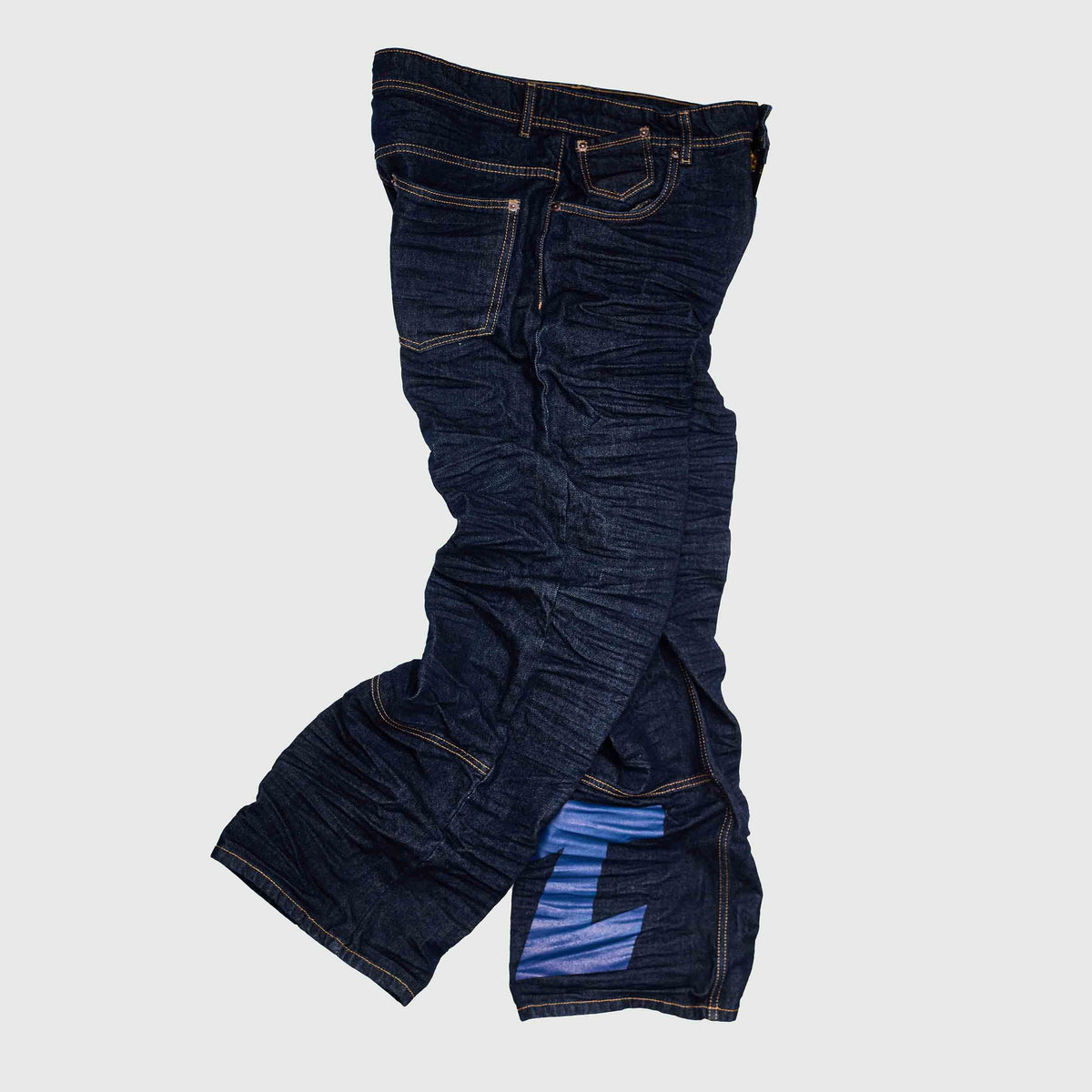 CREASED BY LIFE- DENIM by Temporary Clo
