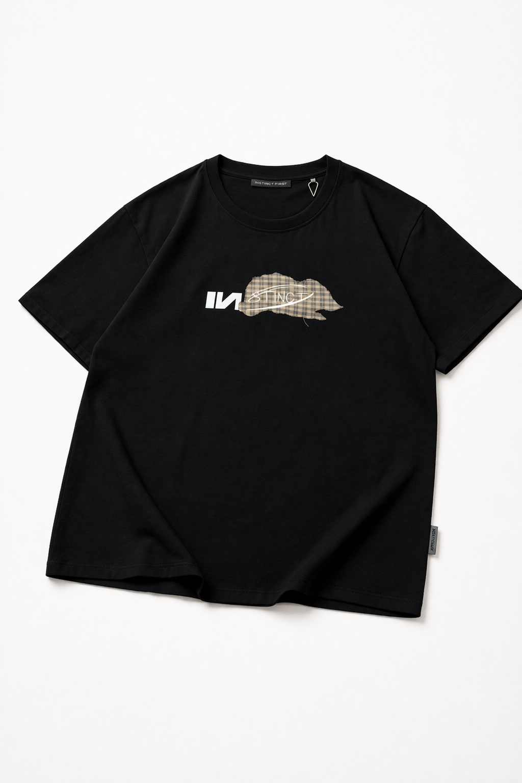 Fragment - Relaxed Fit Tshirt (Black) by Instinct First