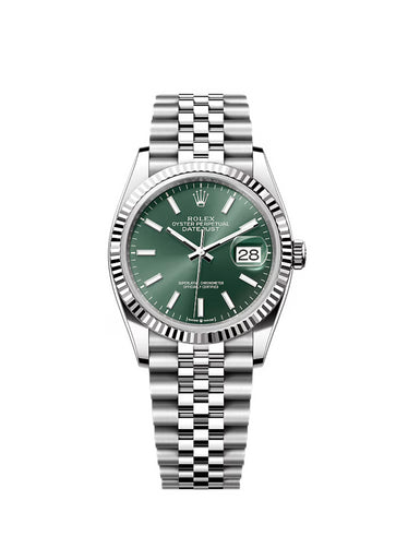 Men's Rolex Datejust 36 126234 Mint Green Automatic Watch