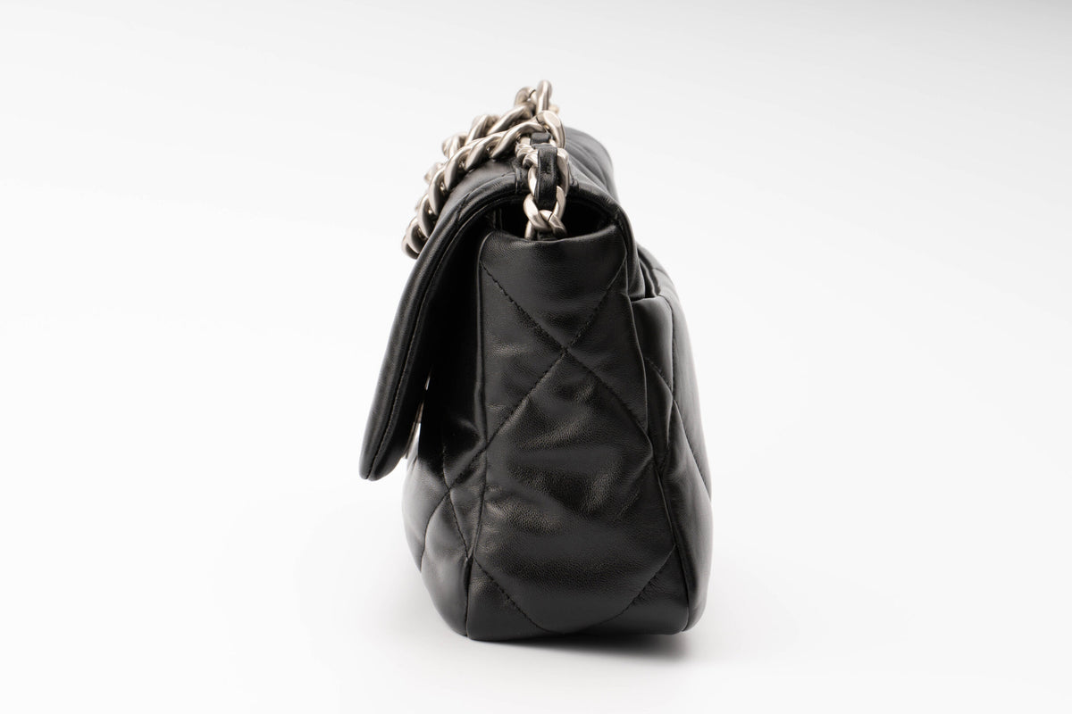 Chanel Medium 19 Black Lambskin - view 4
