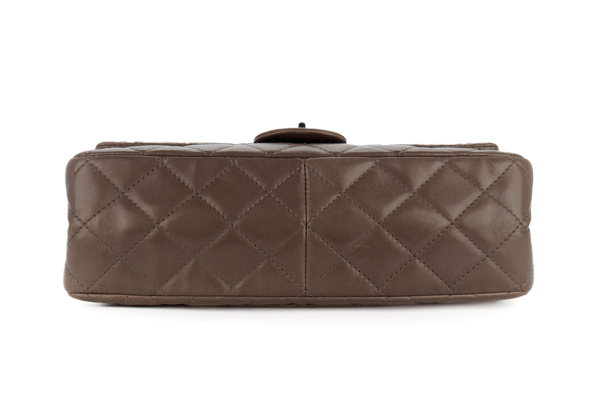 Chanel 2.55 Reissue 227 Grey Lambskin Silver Hardware - view 6