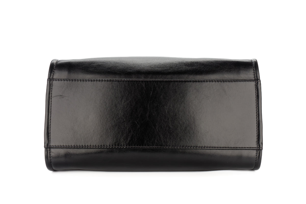 Chanel Large Deauville Black Charms Leather Gold Hardware - view 6