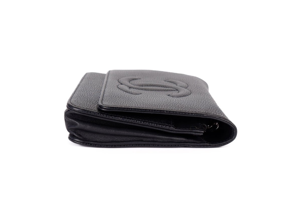 Chanel Wallet On Chain Cc Timeless Black Caviar - view 5