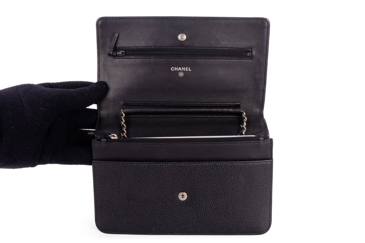 Chanel Wallet On Chain Cc Timeless Black Caviar - view 7