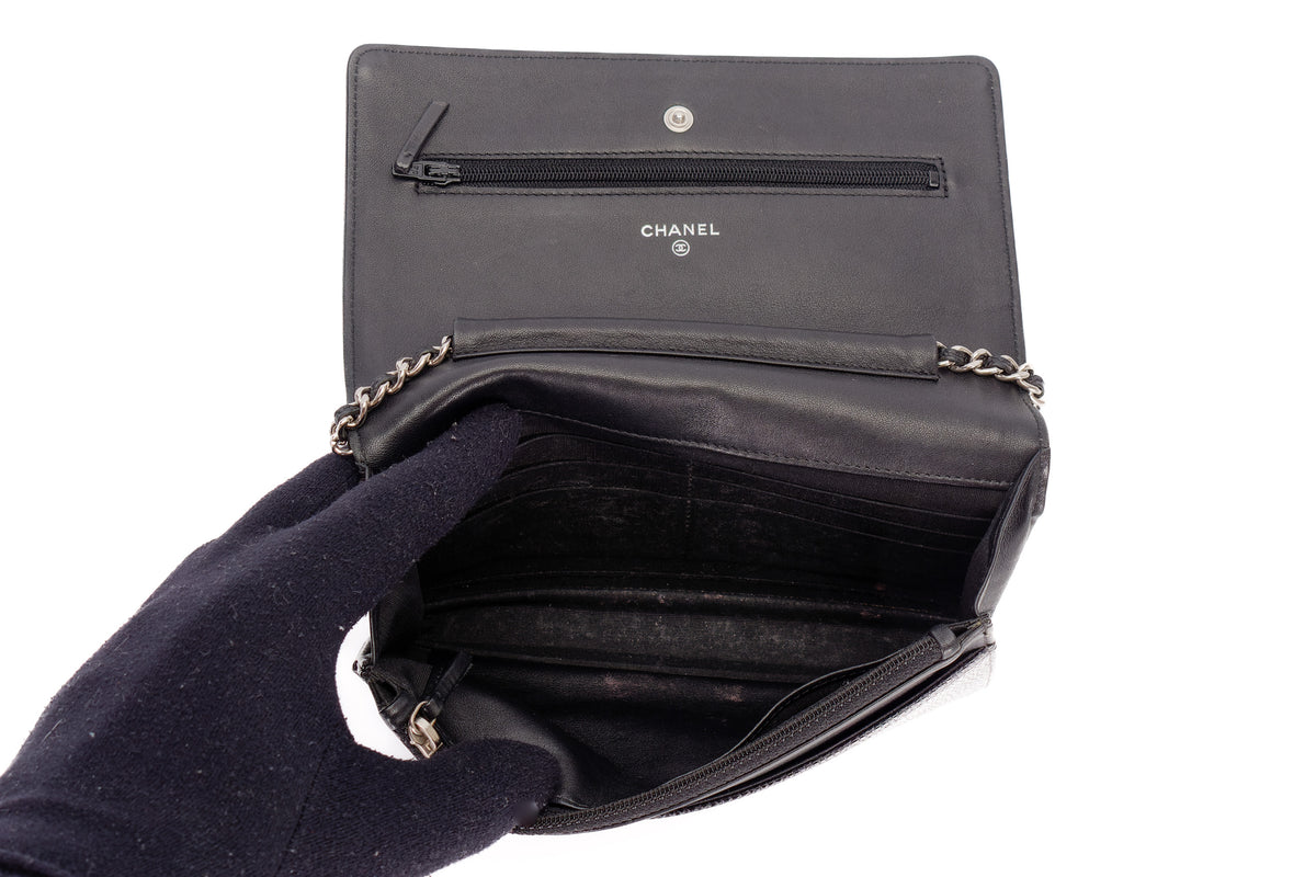 Chanel Wallet On Chain Cc Timeless Black Caviar - view 8