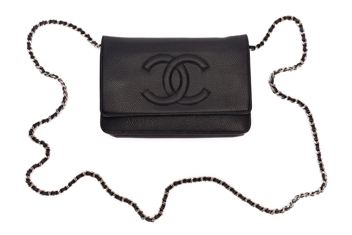 Chanel Wallet On Chain Cc Timeless Black Caviar - view 9