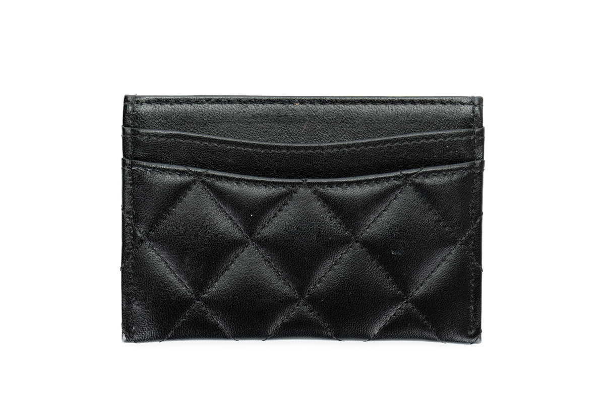 Chanel Medium Classic Flap Black Lambskin Gold Hardware - view 15