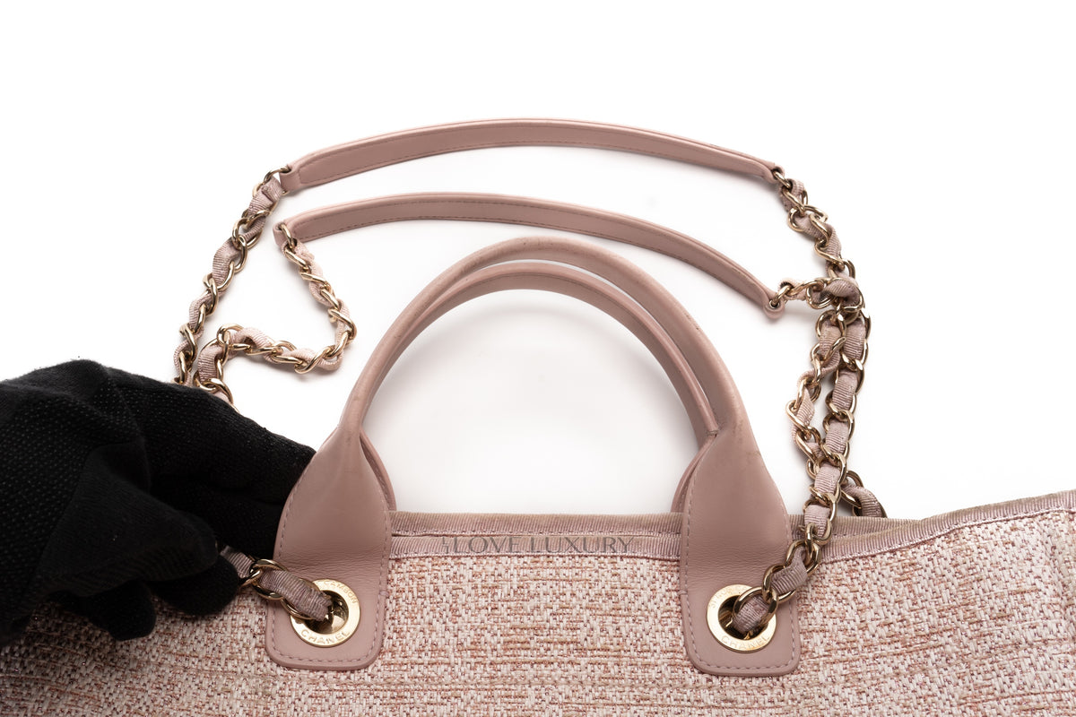 Chanel Bag Deaville Pink Gold Hardware - view 13