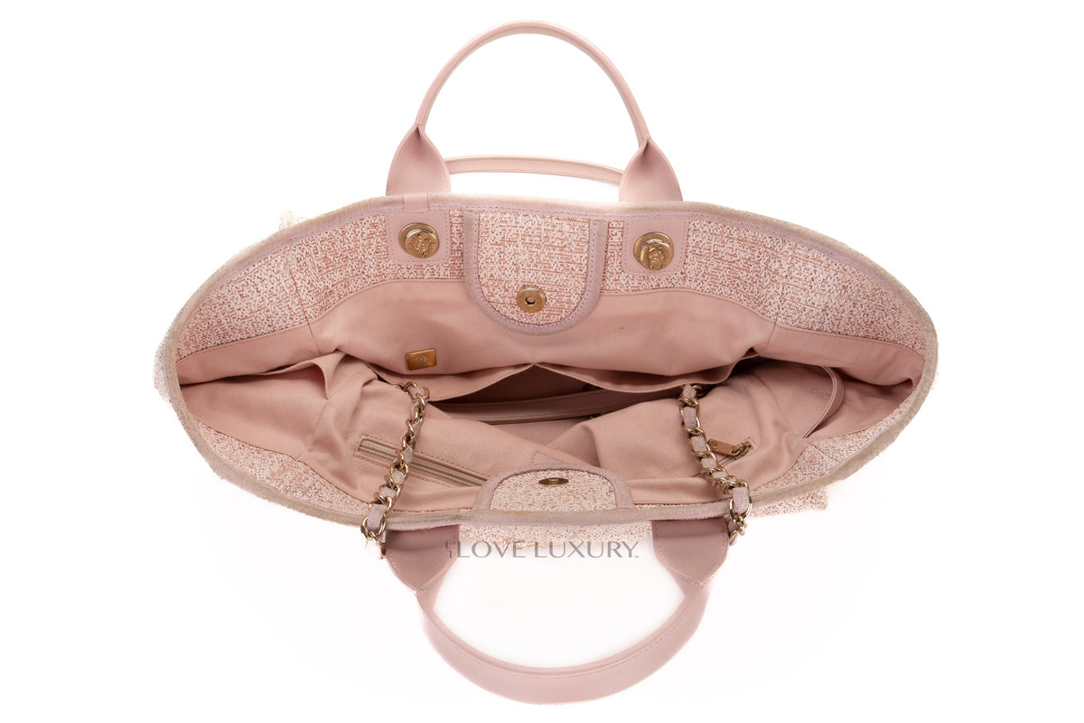 Chanel Bag Deaville Pink Gold Hardware - view 14