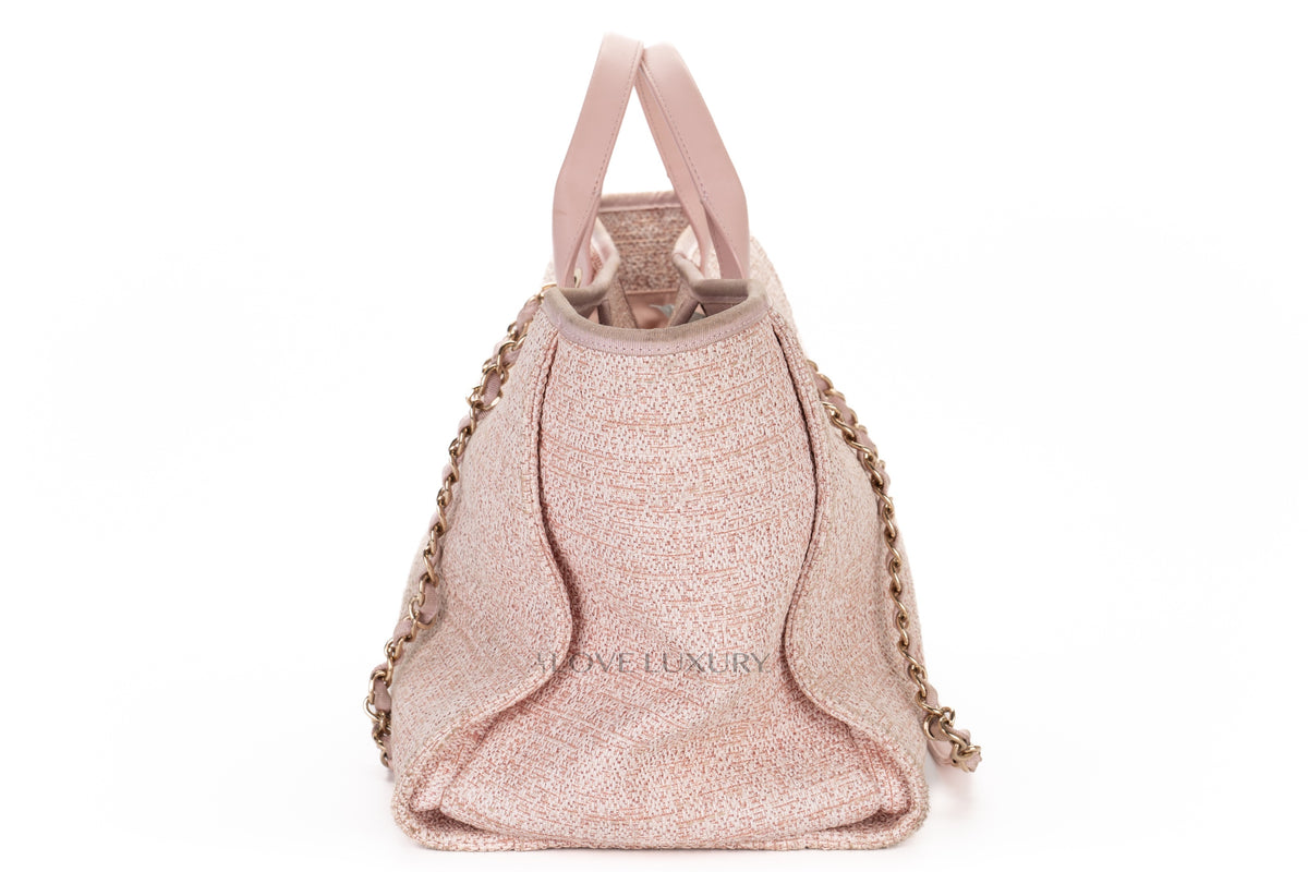 Chanel Bag Deaville Pink Gold Hardware - view 5