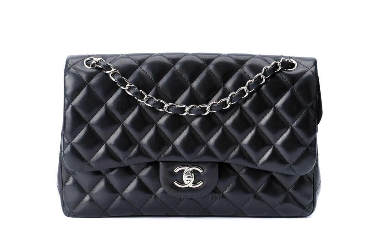 Chanel Jumbo Classic Flap Black Lambskin - view 1
