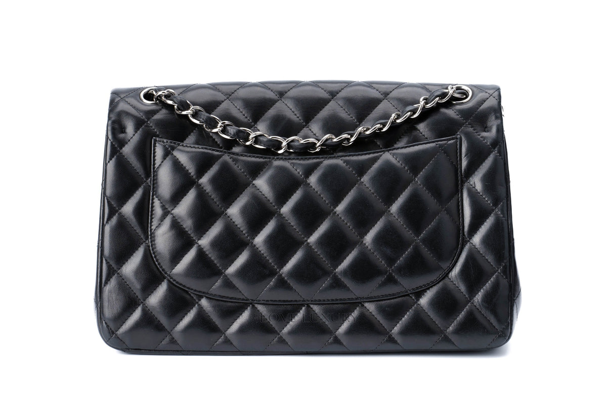Chanel Jumbo Classic Flap Black Lambskin - view 3